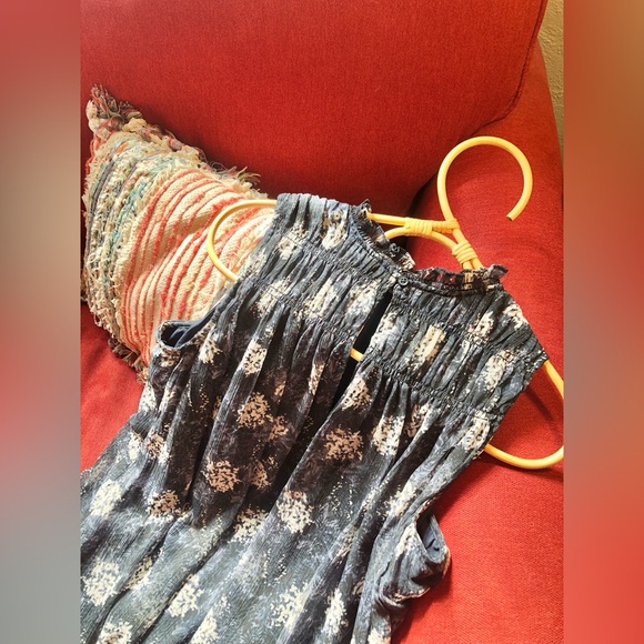 Joie Sleeveless Abstract Floral Sundress - Picture 5 of 8